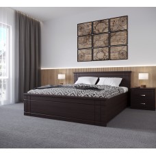 Ліжко дерев'яне Модена (з підйомним механізмом) АРТмеблі