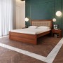 Кровать деревянная МАДРИД М20 120x190 Белый