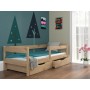 Ліжко дерев'яне дитяче Мартель 80х160 натуральний