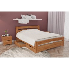 Ліжко дерев'яне НОВА (З ЯЩИКАМИ)