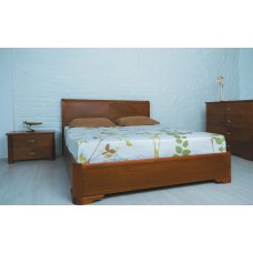Ліжко дерев'яне МІЛЕНА (З ІНТАРСІЄЮ)