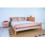 Ліжко дерев'яне ЛИКА (З М'ЯКОЮ СПИНКОЮ)