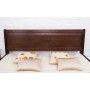 Ліжко дерев'яне СІТІ (З ФІЛЕНКОЮ БЕЗ ЗНІЖЖЯ)