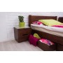 Ліжко дерев'яне АЙРІС (З ЯЩИКАМИ)