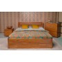 Ліжко дерев'яне МАРГО (М'ЯКА З ЯЩИКАМИ)