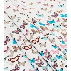 Простыня бязь Бабочки (А) LoveYouHome 200 x 220 см