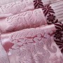 Махровая простынь розовая HomeBrand 150 x 210 см