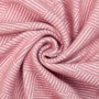 Плед бавовняний рожевий Крекер Love You 140 x 200 см