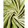 Плед меховой с помпонами Love You Зеленый 150 x 200 см