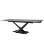 Керамічний стіл TML-897 гріджіо латте + чорний