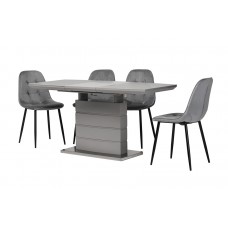 Керамический стол TML-850 айс грей + серый