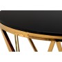 Кофейный стол CH-1 черный + золото