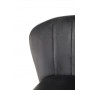 Полубарный стул B-126 серый + черный