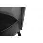 Крісло "Фабіо" сірий велюр + чорний