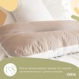 Подушка IDEIA П-подобная с внутренней подушкой на молнии св.серый-белый