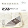 Ковдра Wool Premium вовняна зимова TM IDEIA 200х220 см пл. 400