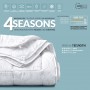 Одеяло 4 Seasons ЗИМА-ЛЕТО TM IDEIA 140х210 см белое