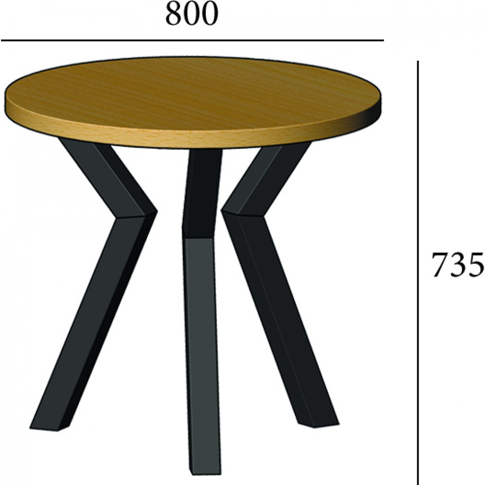 Стол обеденный Свен-3 Металл Дизайн