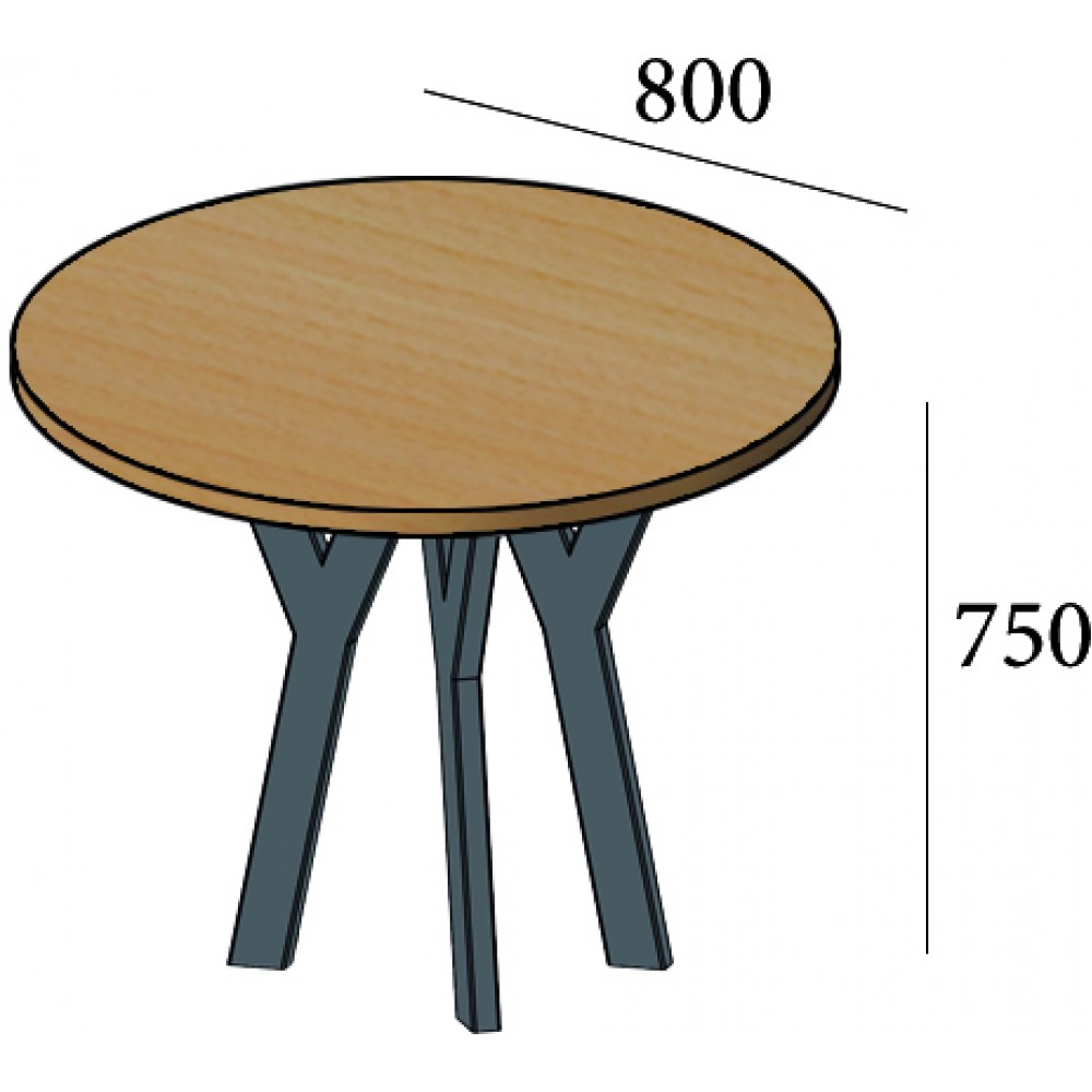 Стол обеденный Уно-3 Металл Дизайн