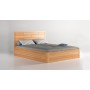 Кровать деревянная Лауро с Подъемным механизмом 160x200 Ясень Белый