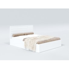 Ліжко дерев'яне Лауро з Підйомним механізмом 160x200 Ясен Білий
