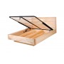 Кровать деревянная Олтон с подъемным механизмом 160x200 Ясень Белый